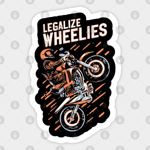 legalize wheelies Sticker by vaporgraphic